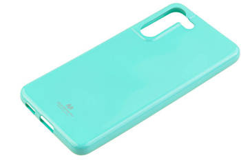 Etui Mercury Goospery Jelly Case do Samsung Galaxy S21 FE miętowy