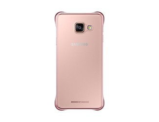 Oryginalne etui Clear Cover do SAMSUNG GALAXY A3 2016 różowo-złoty