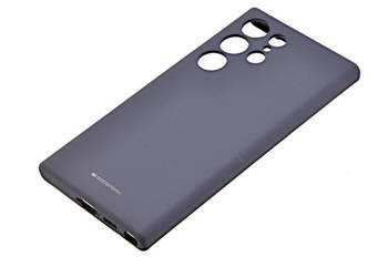 Etui Mercury Goospery Silicone do Samsung Galaxy S23 Ultra granatowy
