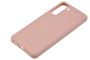 Etui Mercury Goospery Silicone do Samsung Galaxy S21+ S21 Plus 5G pudrowy