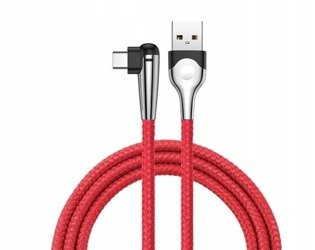 Kabel USB Typ C kątowy Baseus Sharp-bird Mobile Game - 2m czerwony