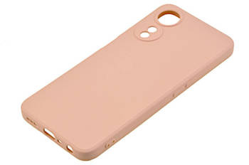 Etui silikonowe Tint do Oppo A78 5G pudrowy róż