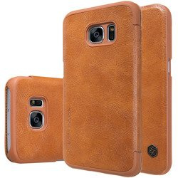 Etui Nillkin Qin leather case do SAMSUNG GALAXY S7 G930 brązowy