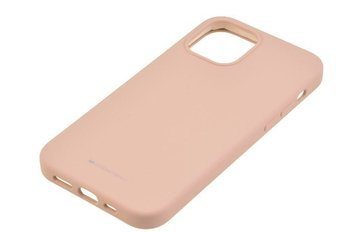 Etui Mercury Goospery Silicone do Apple iPhone 12 / 12 Pro różowy
