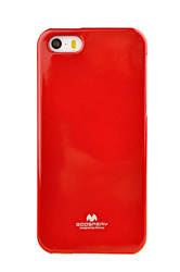 Etui Mercury Goospery Jelly Case do APPLE iPhone 5 5s 5SE czerwony