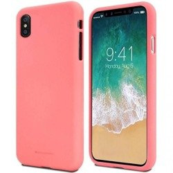 Etui Mercury Goospery Soft Feeling do APPLE iPhone X / XS różowy