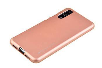 Etui Mercury Goospery iJelly Case do HUAWEI P20 różowo złoty