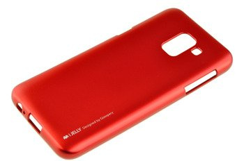 Etui Mercury Goospery iJelly Case do SAMSUNG GALAXY J6 2018 J600 czerwony
