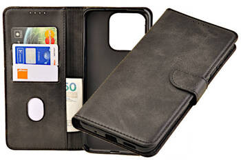 Etui portfel Wallet do Xiaomi Redmi 12 czarny