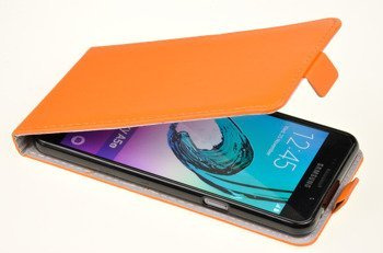 ETUI KABURA FLEXI do SAMSUNG GALAXY A5 2016 A510 A510F SM-A510F pomarańczowy