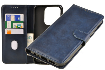 Etui portfel Wallet do Xiaomi Redmi 15C granatowy