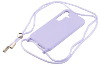 Etui ze sznurkiem RCK do Samsung Galaxy S25 fioletowy