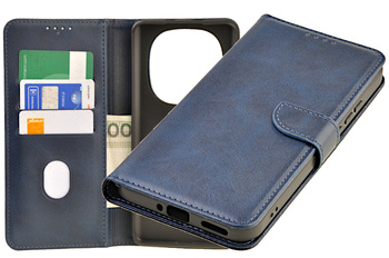 Etui portfel Wallet do Xiaomi Redmi Note 15 PRO 5G granatowy