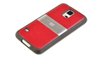 Etui silikonowe Blun Blade do SAMSUNG GALAXY S5 / S5 Neo czerwony