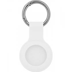 Etui Apple AirTag silikonowe brelok zawieszka case do lokalizatora biały