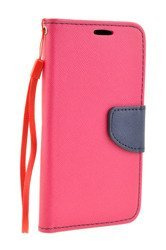Etui Portfel Fancy Case do ALCATEL POP 4 5.0 różowy