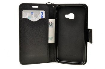 Etui portfel Fancy Case do Samsung Galaxy Xcover 4 / 4S czarny