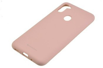 Etui Mercury Goospery Silicone do Samsung Galaxy M11 / A11 różowy