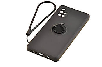 Etui Pastel Ring do Samsung Galaxy A71 czarny