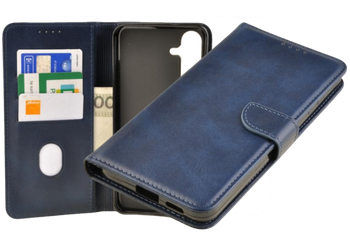 Etui portfel Wallet do Samsung Galaxy S25 Fe granatowy
