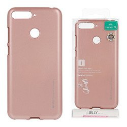 Etui Mercury Goospery iJelly Case do HUAWEI Y6 2018 Prime / Y6 2018 / HONOR 7A różowo złoty