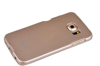Etui Nakładka Mercury Goospery Jelly Case do SAMSUNG GALAXY S6 EDGE G925 złoty