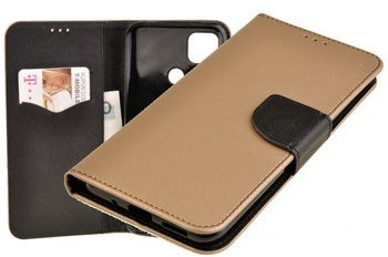 Etui portfel Fancy Case do Xiaomi Redmi 9C złoty