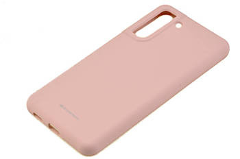 Etui Mercury Goospery Silicone do Samsung Galaxy S21 FE różowy