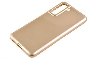 Etui Mercury Goospery Jelly Case do Samsung Galaxy S21 FE złoty