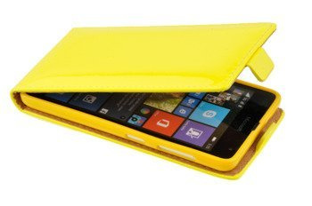 Etui Kabura Flexi Fresh do MICROSOFT LUMIA 535 żółty