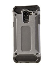 Pancerne etui Armor TPU +PC do SAMSUNG GALAXY J6 2018 J600 szary
