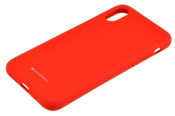Etui Mercury Goospery Silicone do iPhone X / XS czerwony