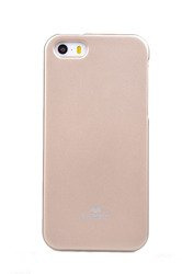 Etui Mercury Goospery Jelly Case do APPLE iPhone 5 5s 5SE złoty