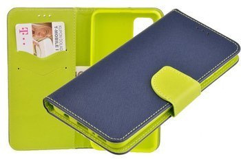 Etui portfel Fancy Case do Samsung Galaxy A31 niebieski