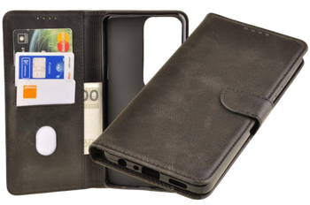 Etui portfel Wallet do Oppo A80 5G czarny