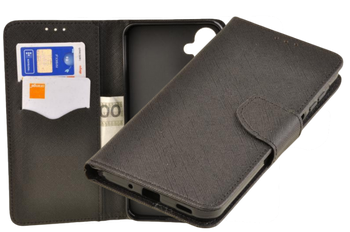Etui portfel Fancy Case do Samsung Galaxy A16 5G czarny