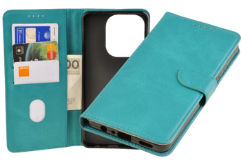 Etui portfel Wallet do Oppo A40 / A40m zielony