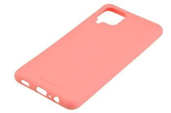 Etui Mercury Goospery Soft Feeling do Samsung Galaxy A12 różowy