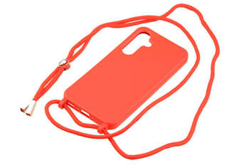 Etui ze sznurkiem RCK do Samsung Galaxy A35 5G czerwony