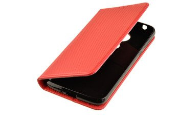 Etui Smart do MOTOROLA MOTO G7 POWER czerwony