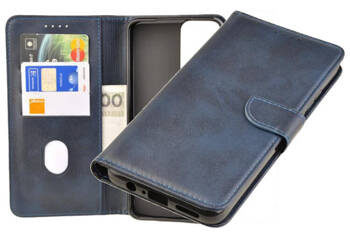 Etui portfel Wallet do Motorola Moto G34 5G granatowy