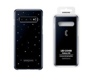 Oryginalne etui Led Cover do SAMSUNG GALAXY S10 G973 czarny