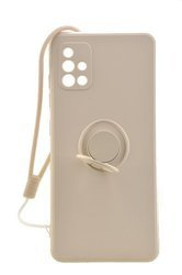Etui Pastel Ring do Samsung Galaxy A51 szary